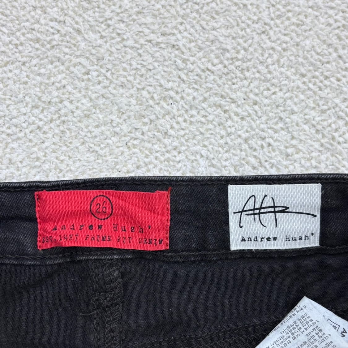 26 앤드류허쉬 인디언 하프 데님 팬츠 0330E 상품이미지3