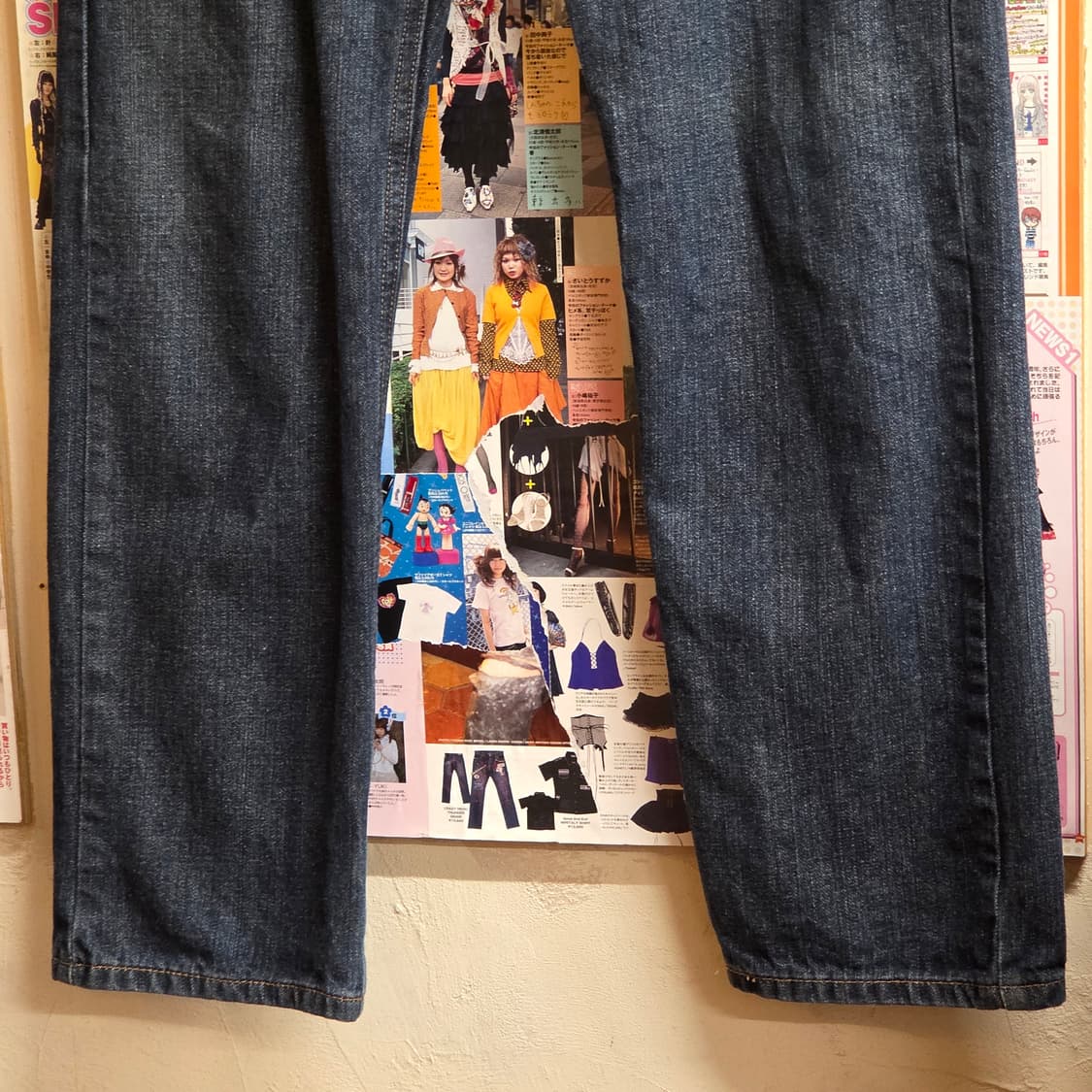 리바이스 505 진청 데님 팬츠 상품이미지7