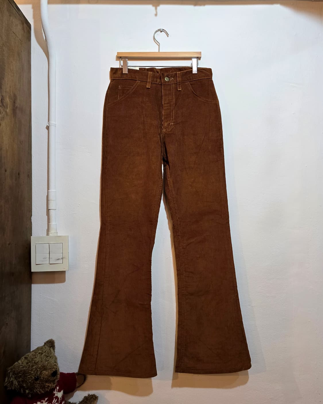 LEE Corduroy Bell Bottom Bootcut 브라운 상품이미지1