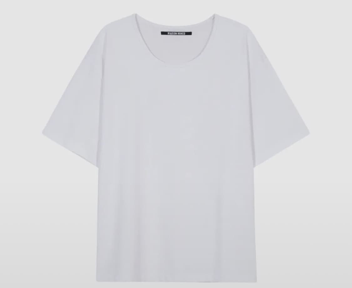 (L) 메종미네드 U넥 베이직 2팩 반팔 티셔츠 상품이미지2