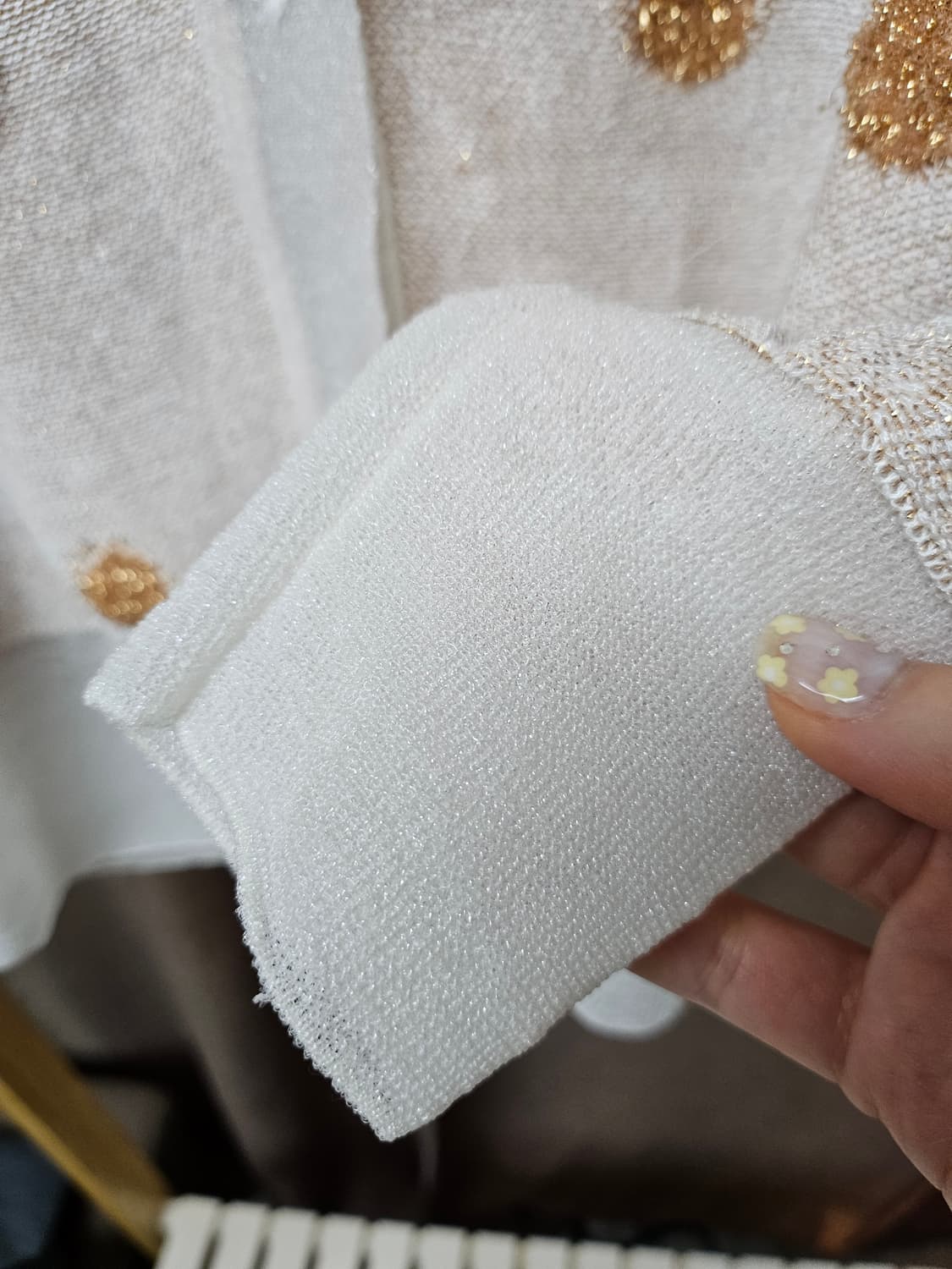 럭키슈에뜨 도트 패턴 가디건 상품이미지4