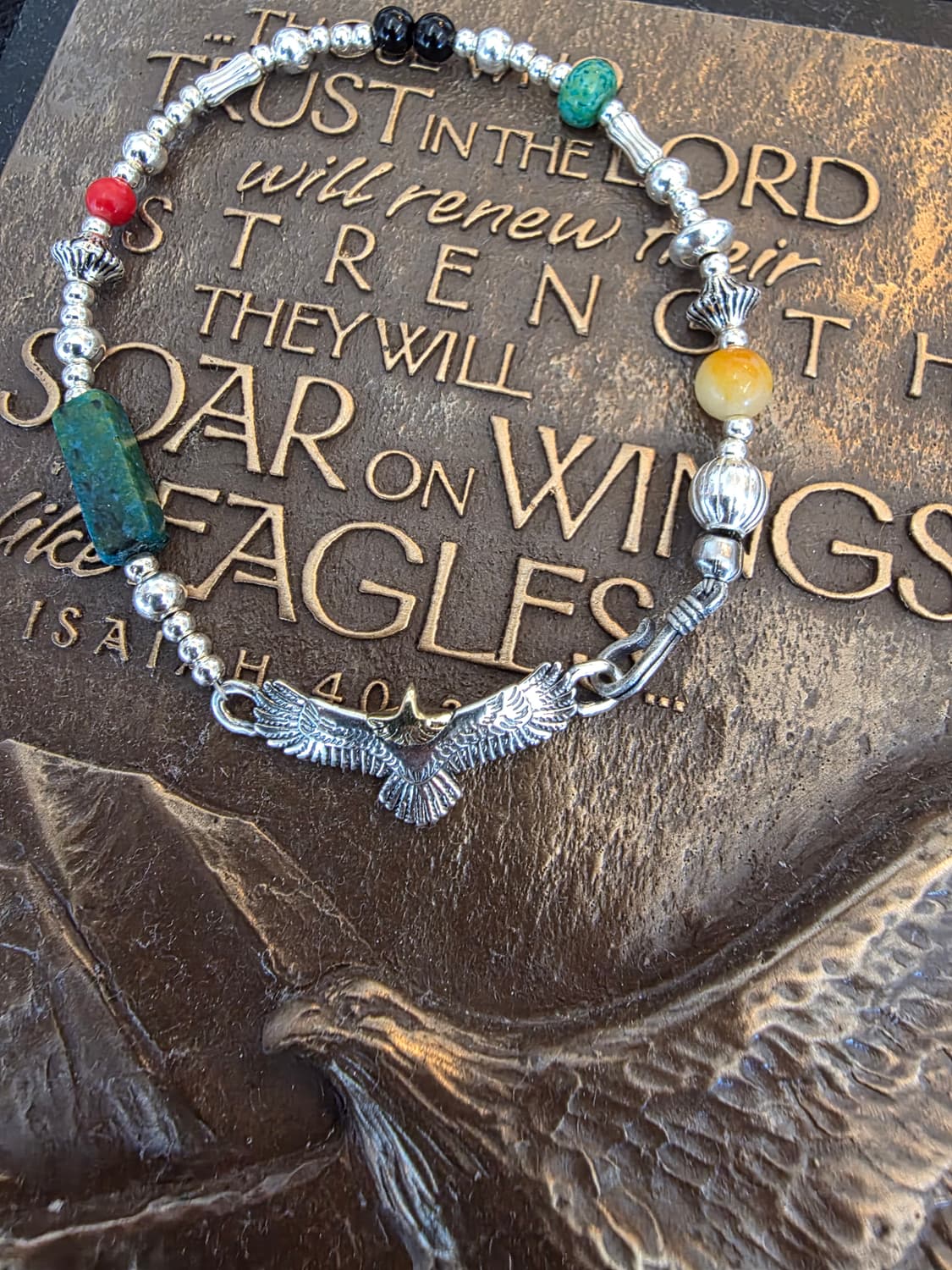 3Cross silver egle Navaho totem bracelet 상품이미지8
