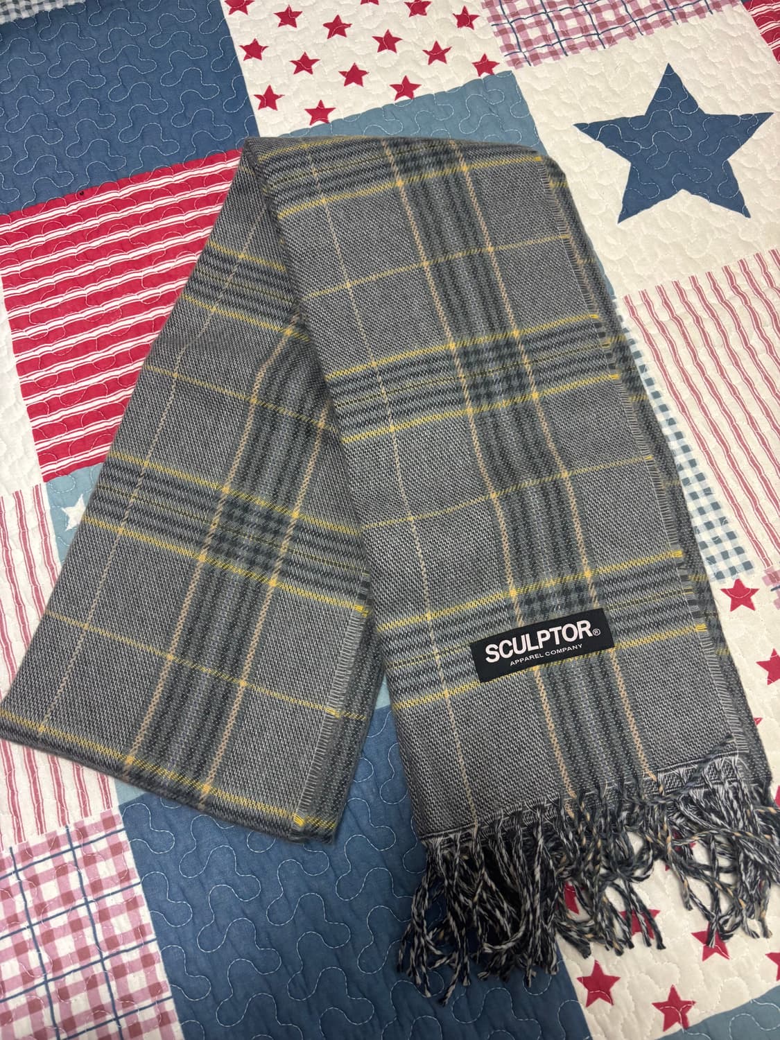 스컬프터 체크 목도리  상품이미지1