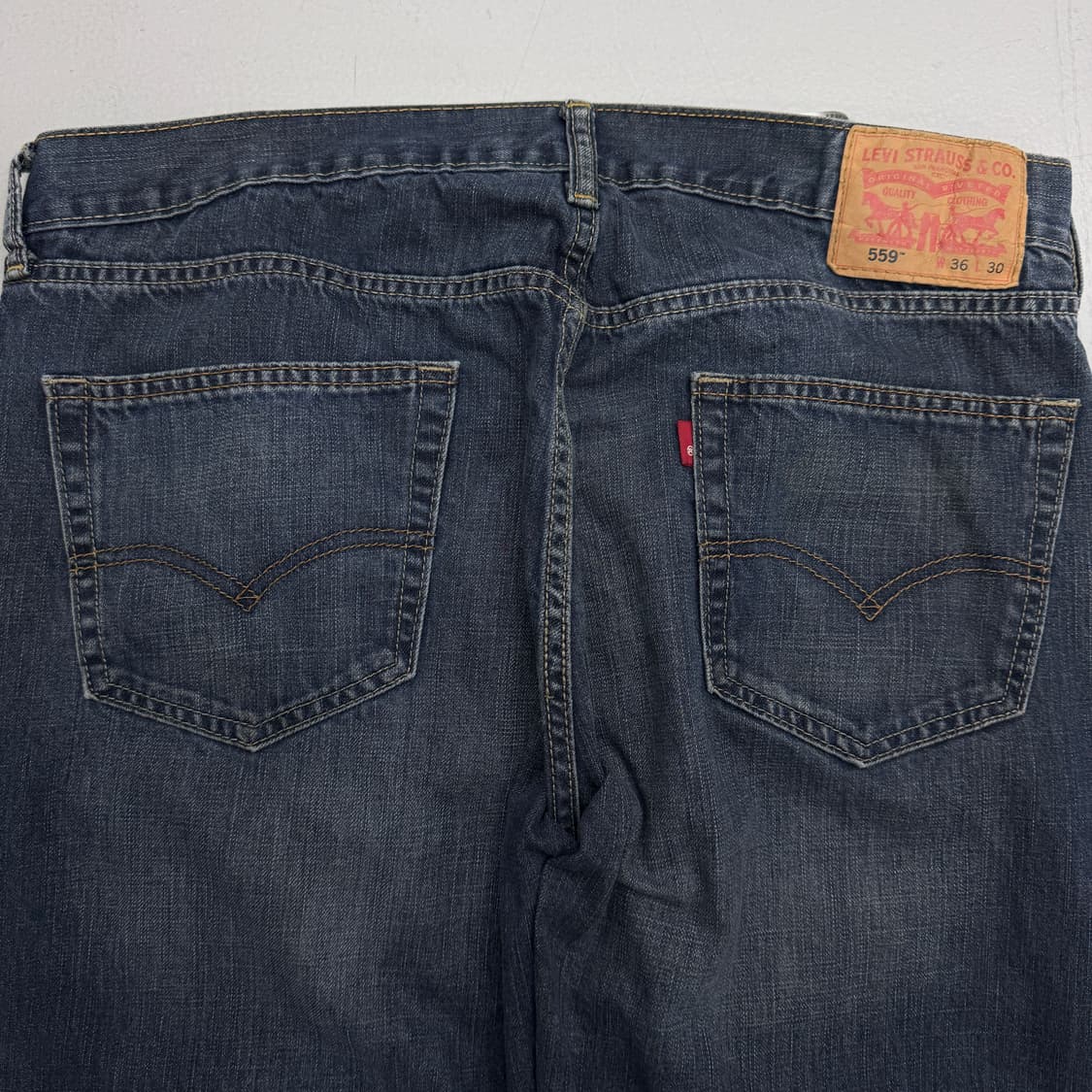 리바이스 559 새깅 워싱 스케이터 와이드 데님팬츠 상품이미지5