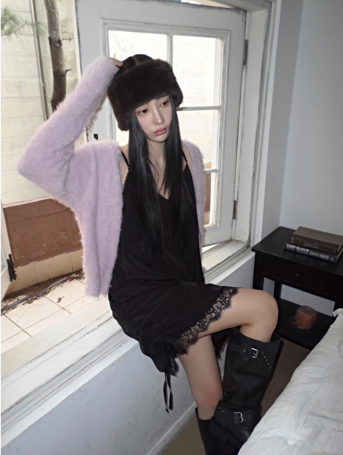 레이스 슬립 원피스 상품이미지1