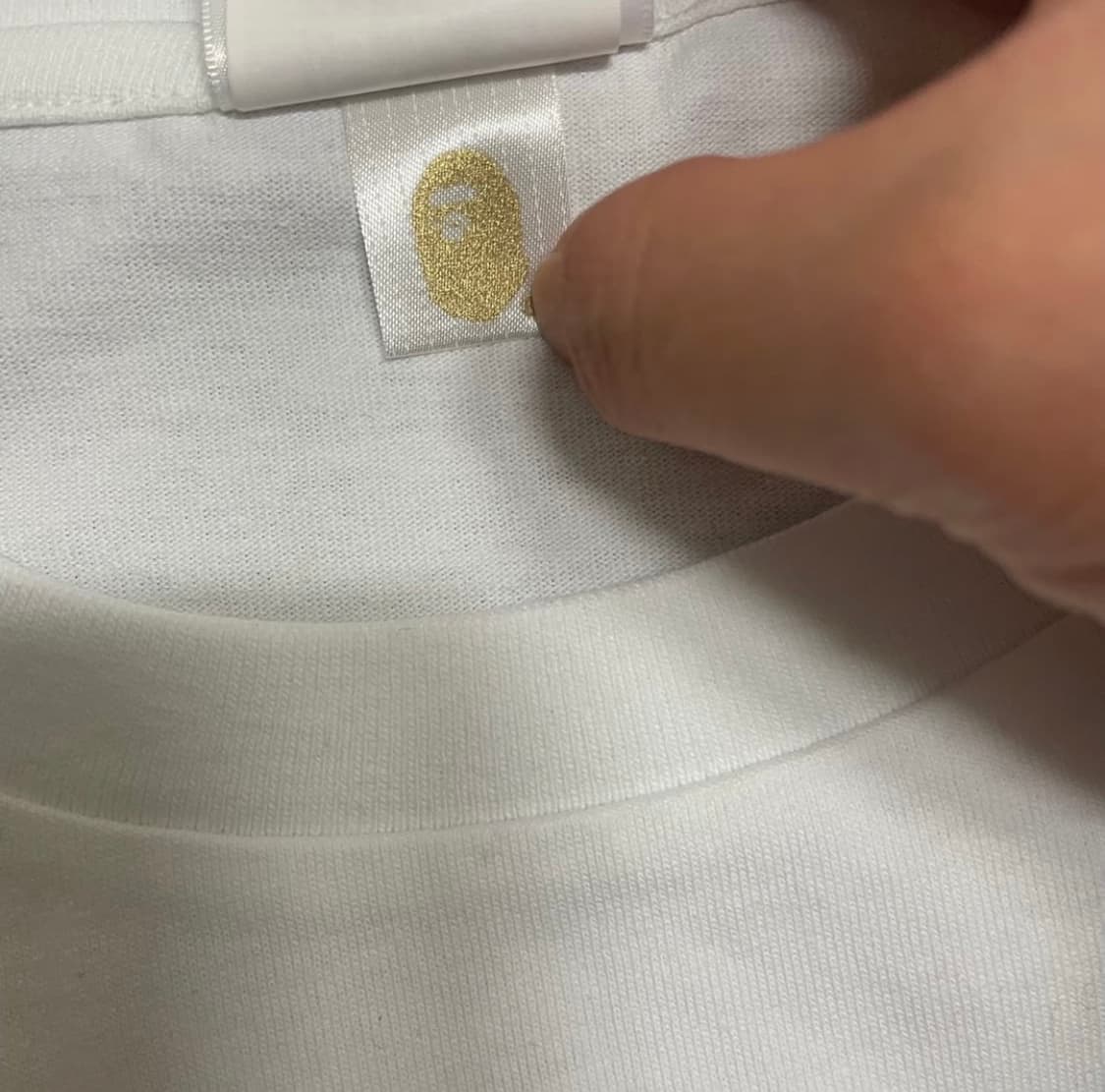 정품 베이프 스타 로고 멀티 컬러 반팔 티셔츠 새상품 상품이미지5