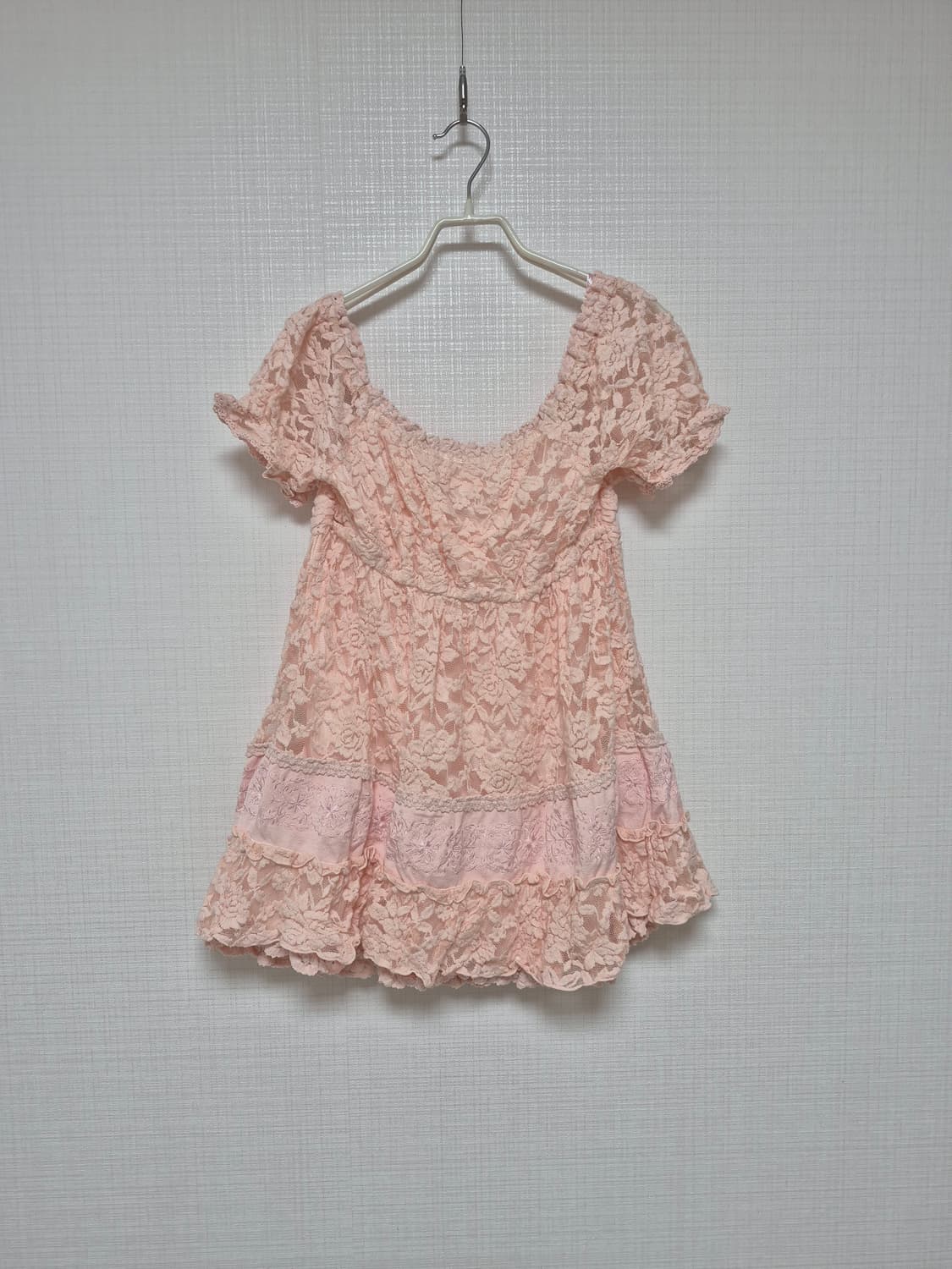 리즈리사 히메갸루 초고전템 핑크레이스 리본튜닉 상품이미지3