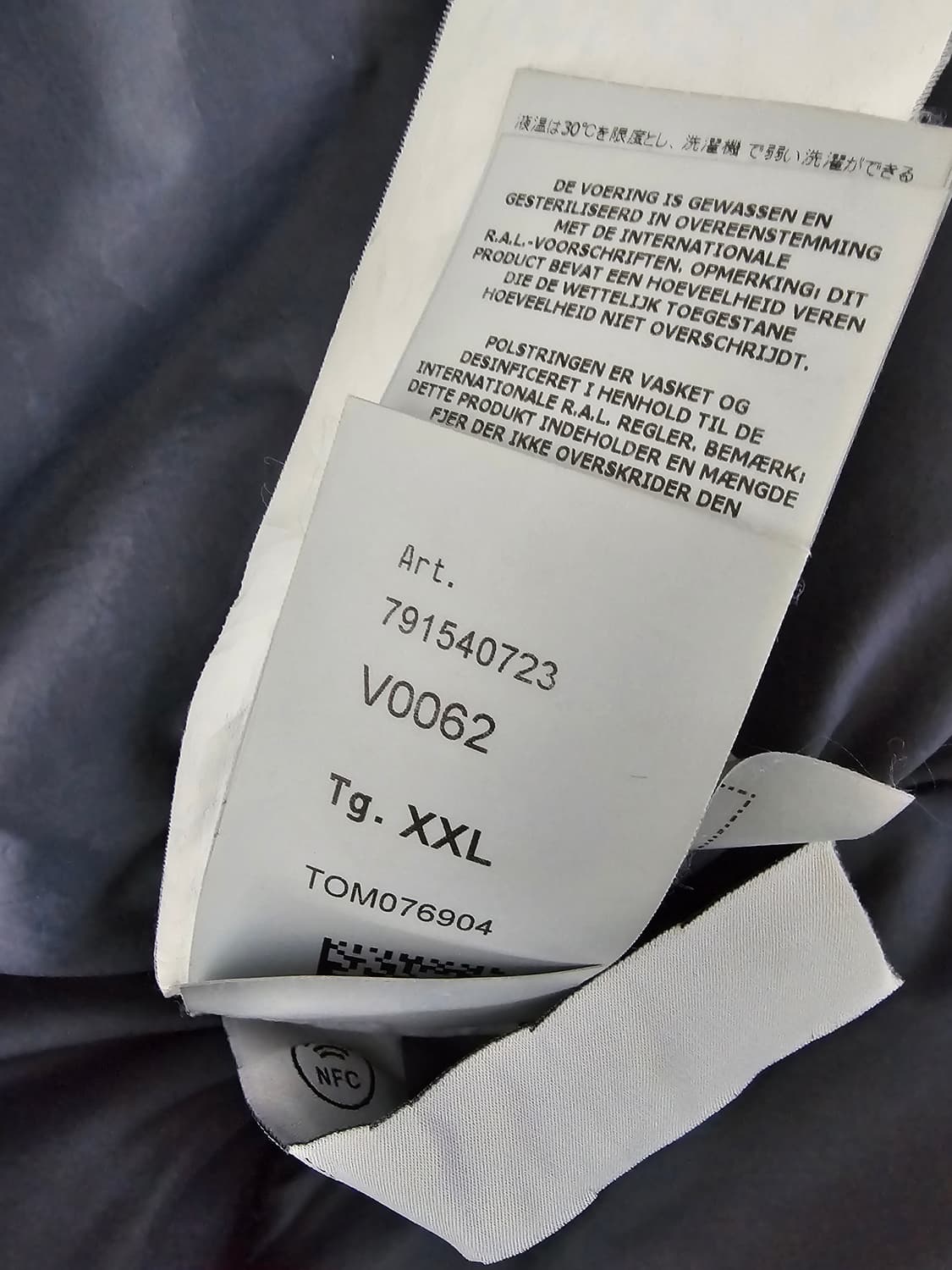 스톤아일랜드 가먼트 다이드 크링클랩스 리사이클 나일론 후드 다운 자켓 상품이미지8