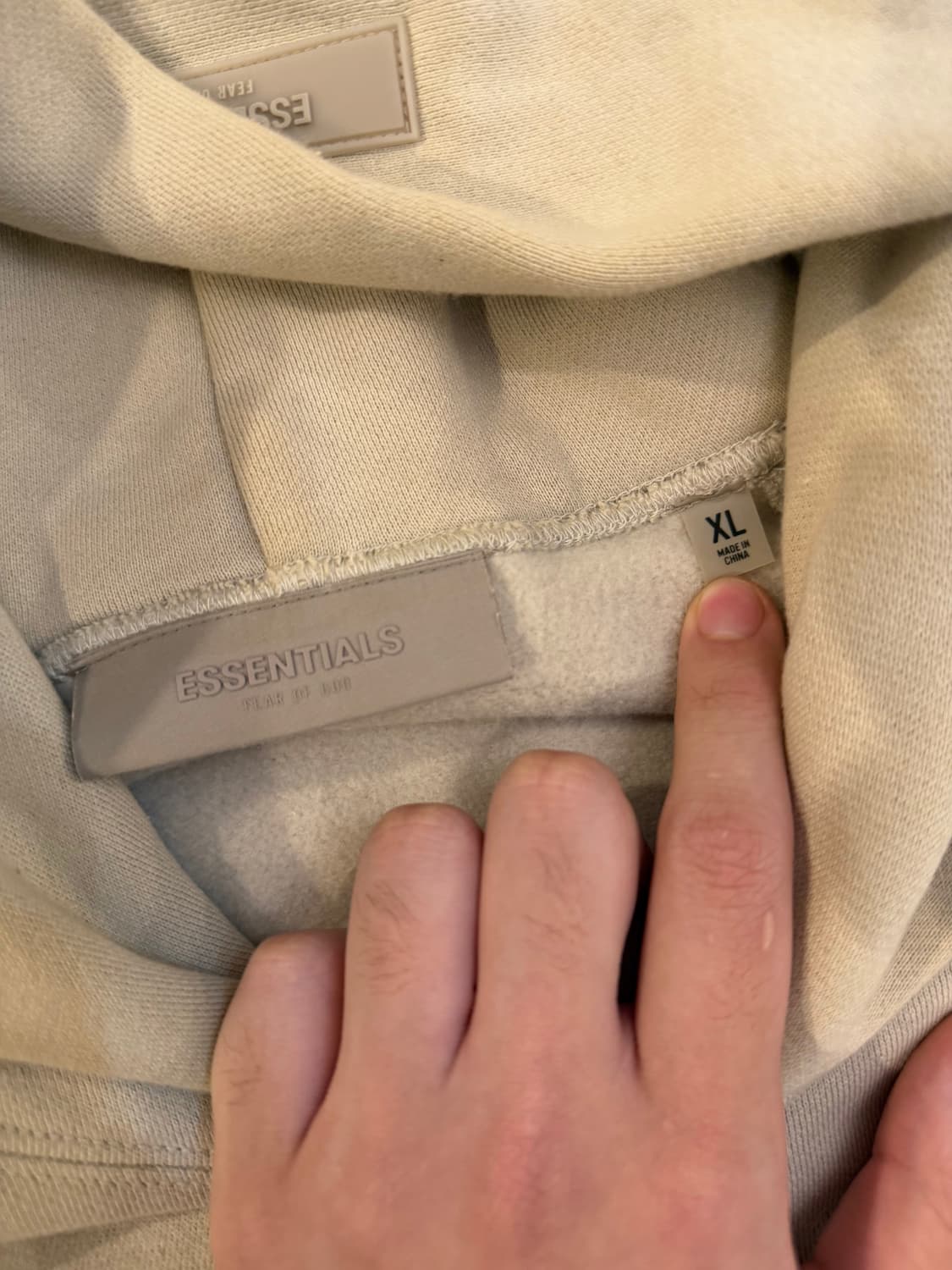 피어오브갓 에센셜 1977 후드티 크림 상품이미지5