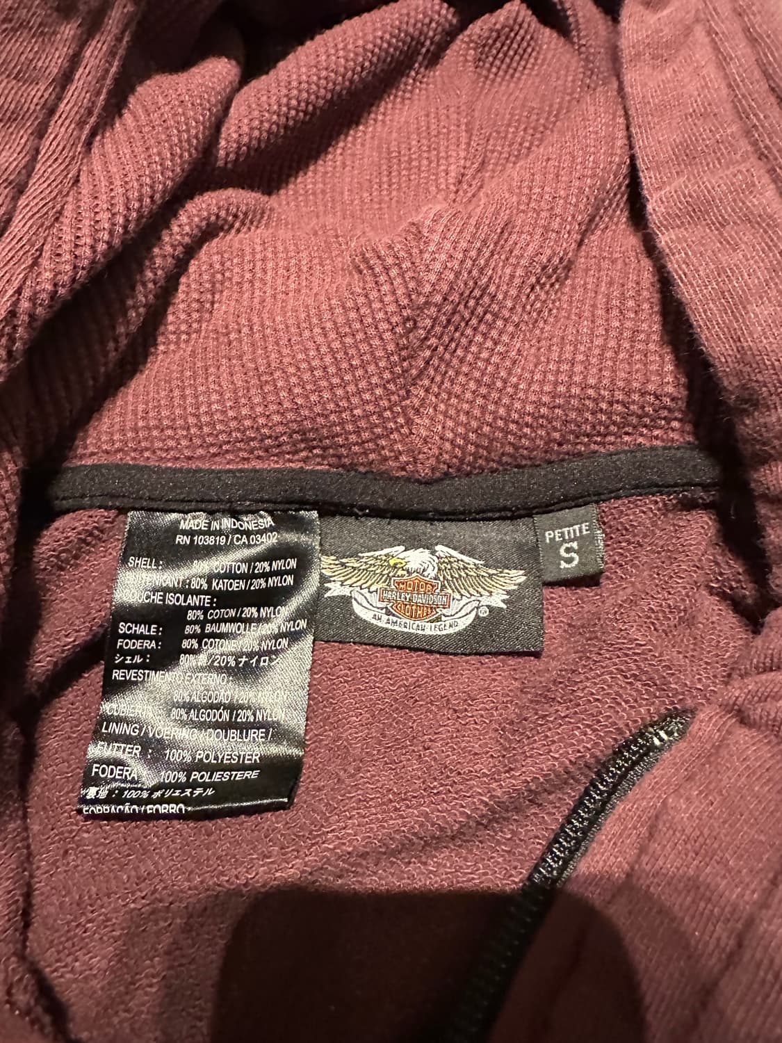 할리데이비슨 여성 나일론 라이더 자켓 s 상품이미지7