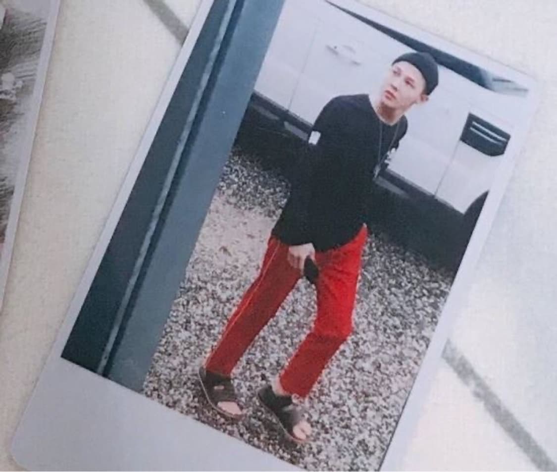 [지드래곤님 착용] 피스마이너스원 조거팬츠 레드 상품이미지6