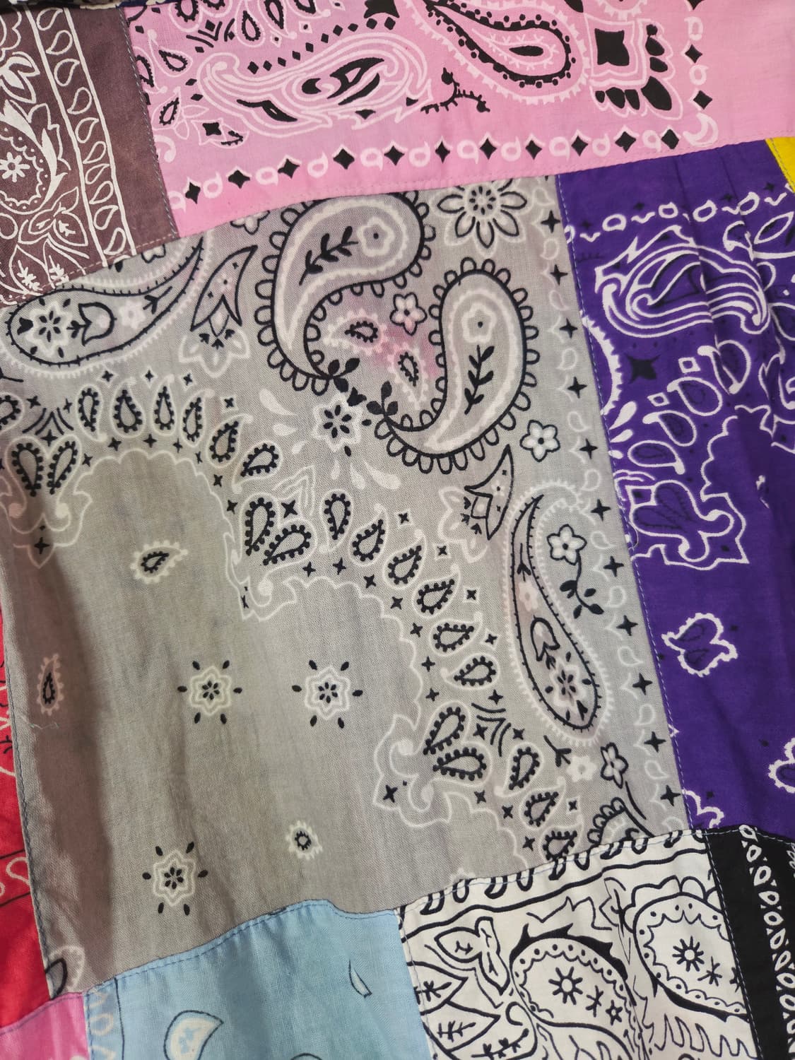 핸드 워크 반다나 커스텀 드롭숄더 셔츠 상품이미지9