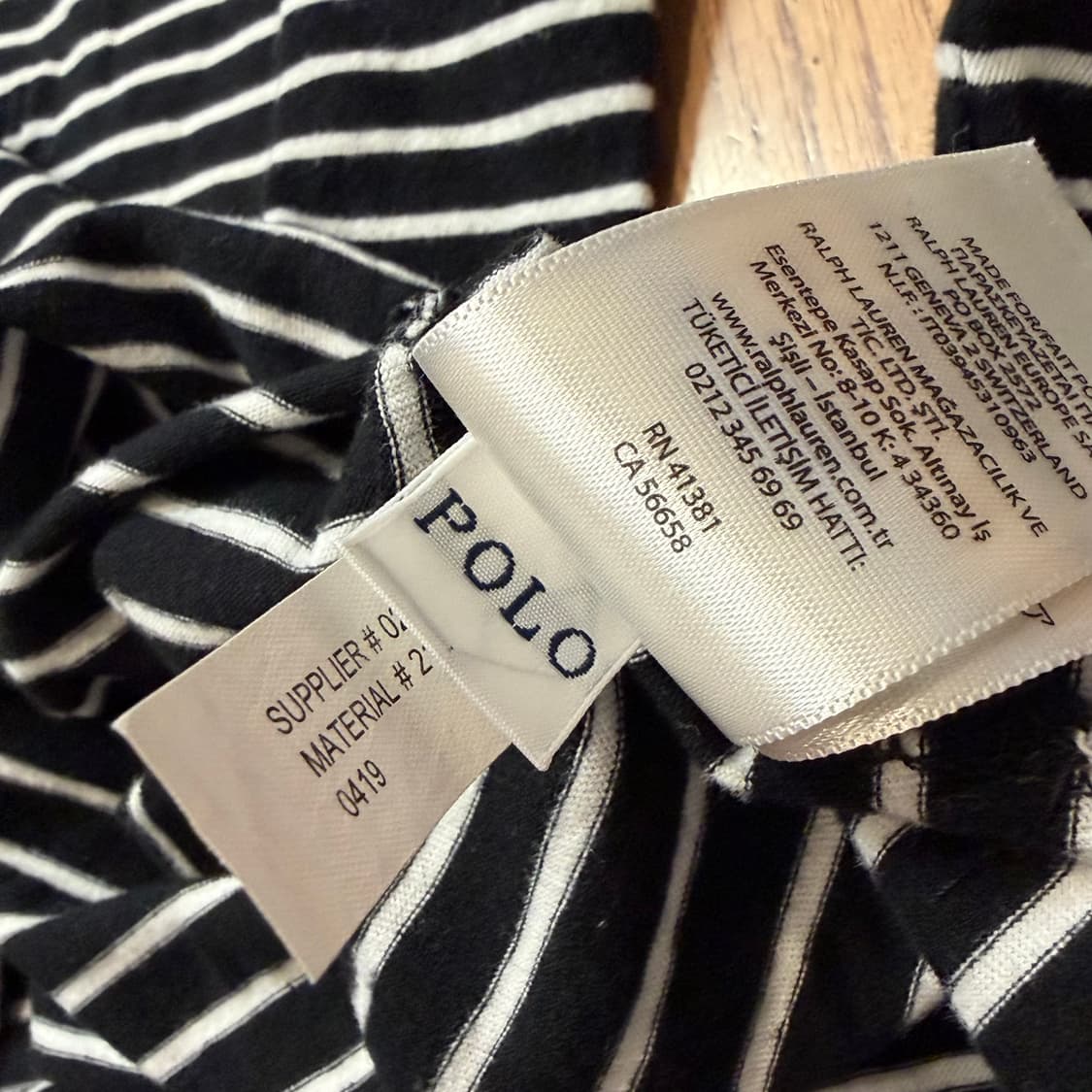 폴로 랄프로렌 스트라이프 롱슬리브 티셔츠 상품이미지4