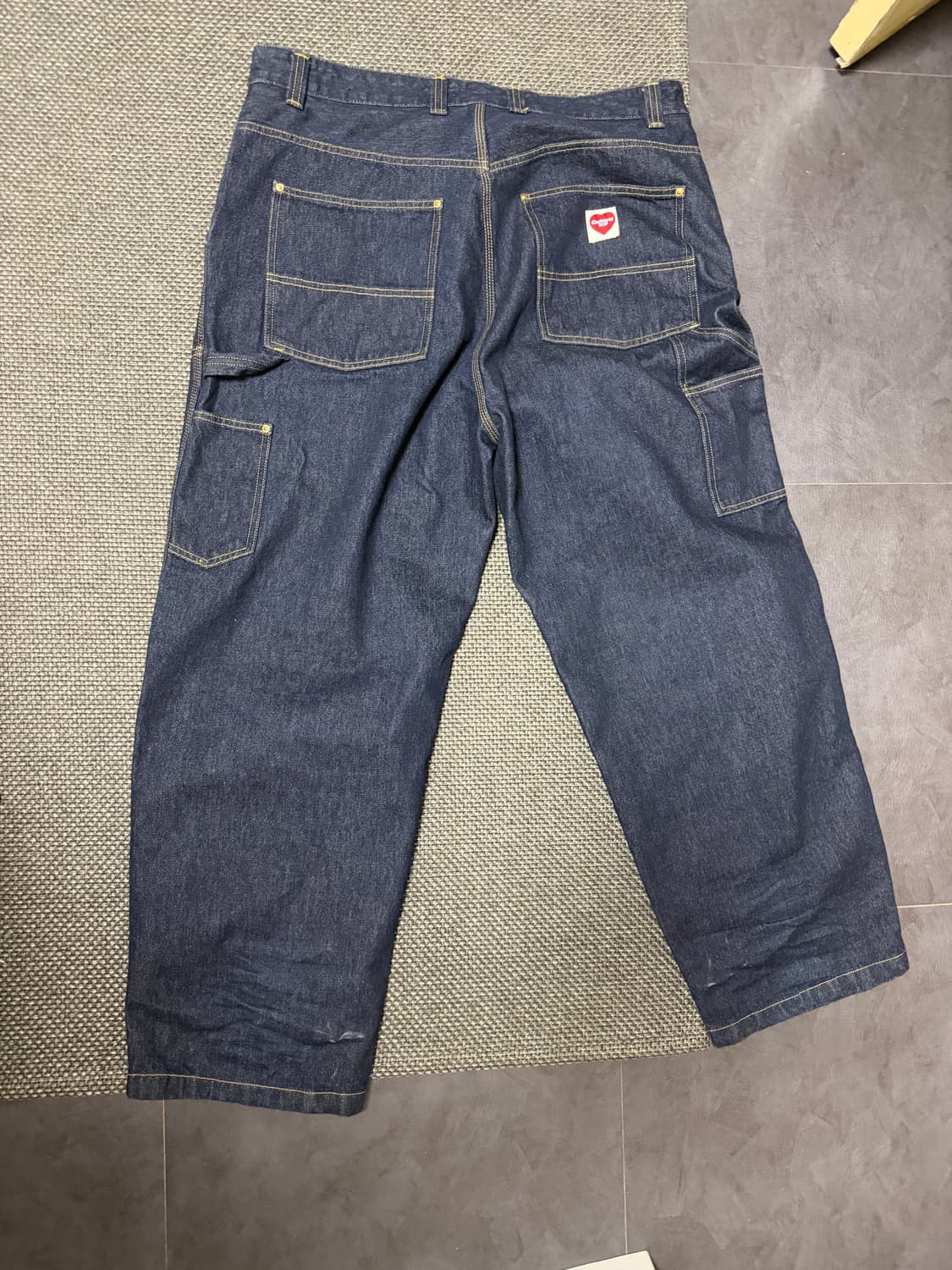 칼하트윕 블루 더블니 팬츠 XL 상품이미지2