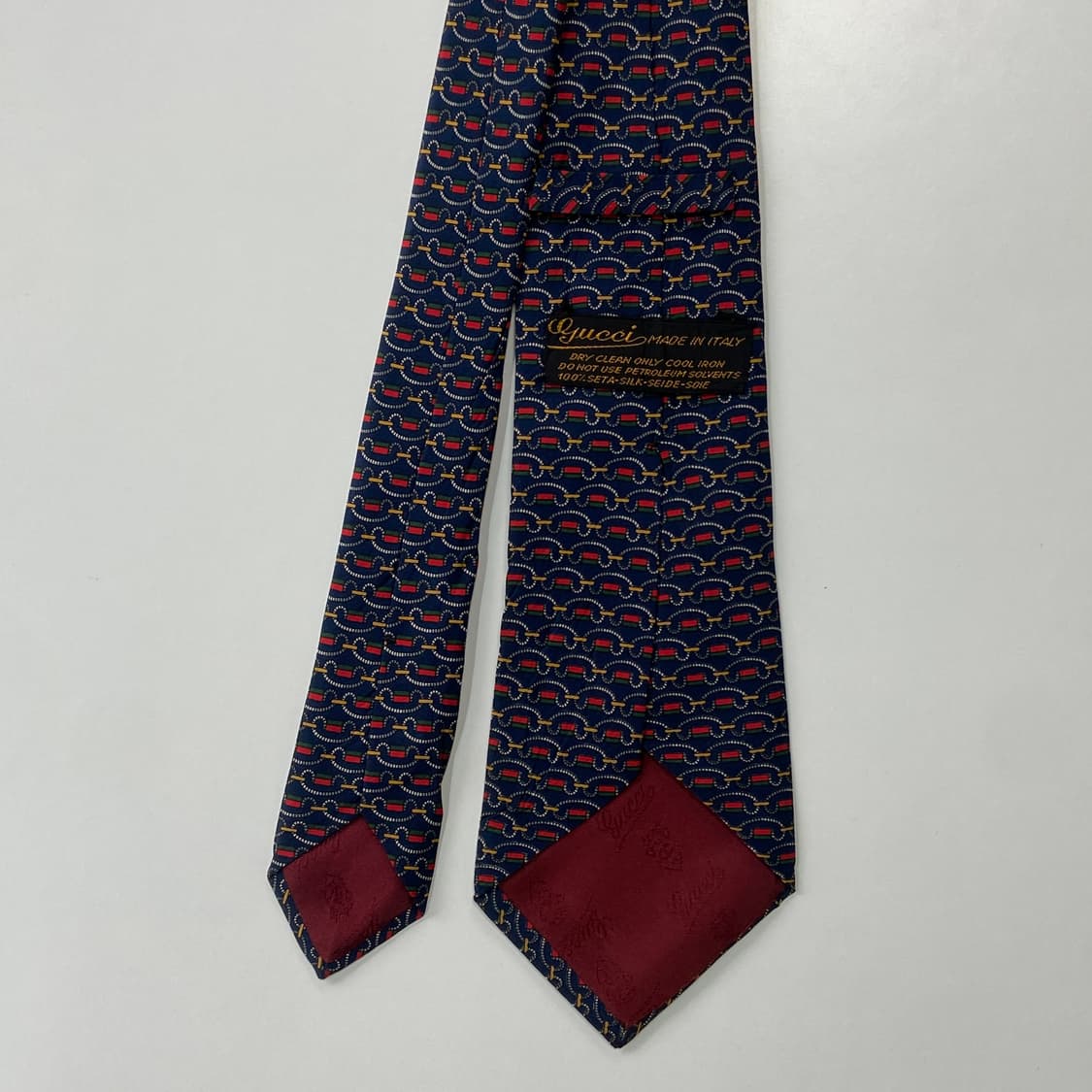 구찌(GUCCI) 심플로고 명품 정품 넥타이 상품이미지3