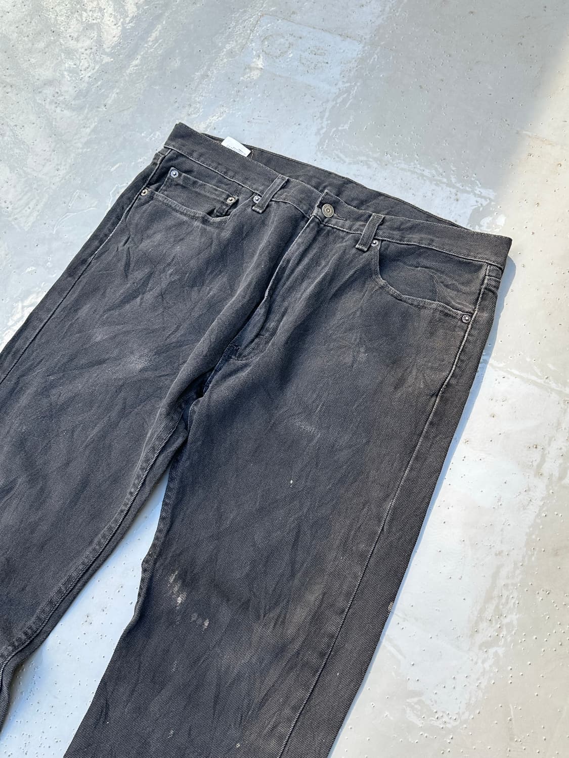 [리바이스] •Levi's 505 Black Denim 상품이미지4