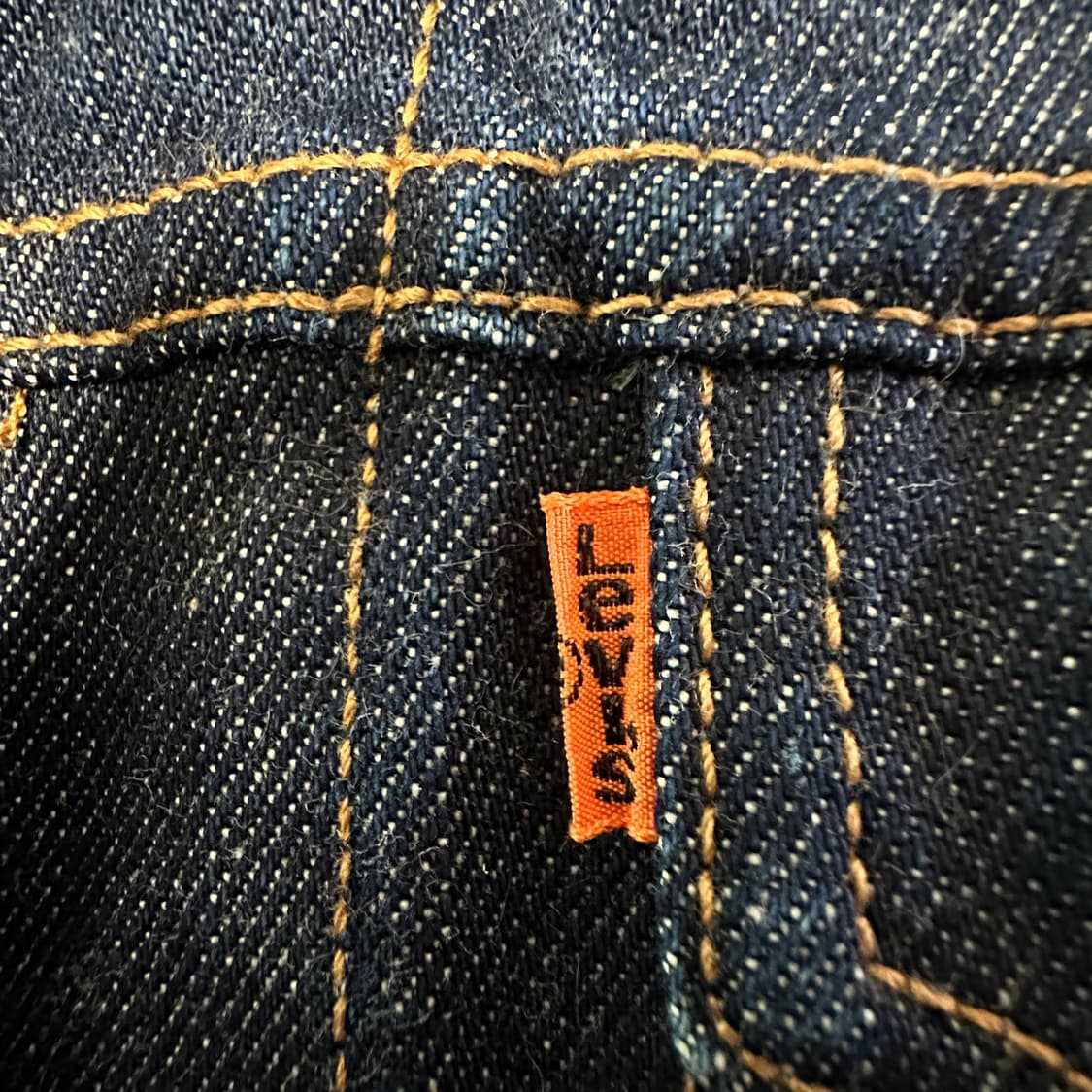 LEVI'S 78600 00's orangetab denim jacket 상품이미지3