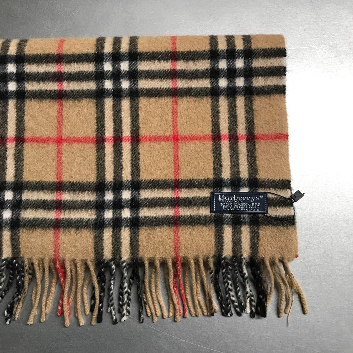 버버리 정품 캐시미어 머플러 베이지 상품이미지2
