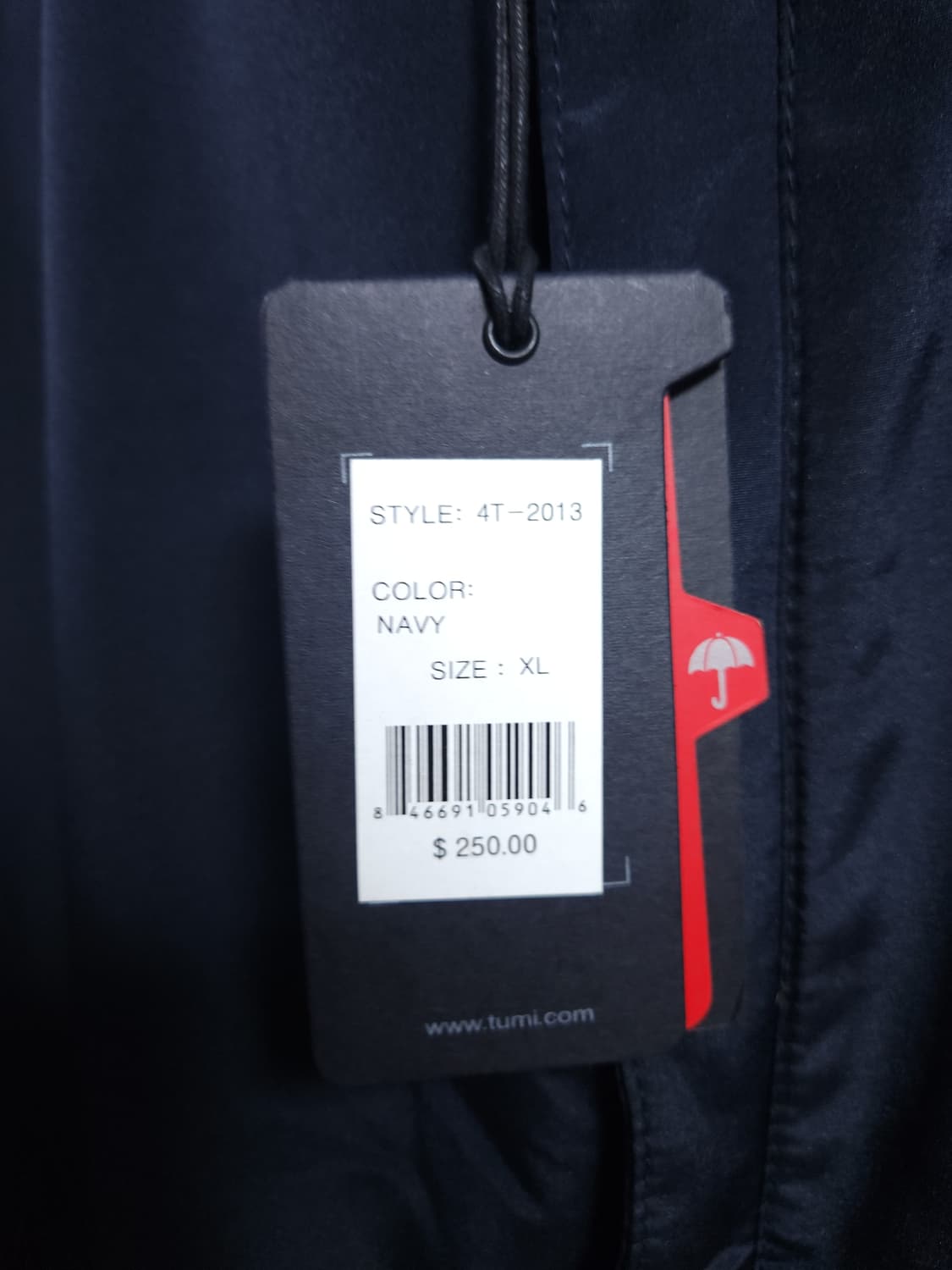 새상품] TUMI 방수 자켓점퍼 (내피+외피), XL 상품이미지2