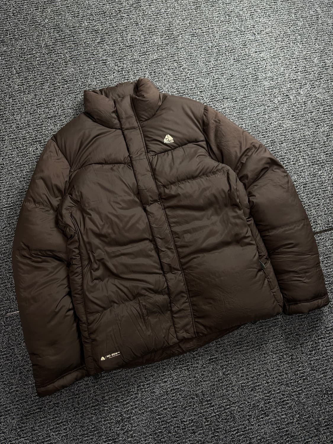 00s 나이키 acg 올드스쿨 경량 푸퍼 다운 자켓 브라운 1764 상품이미지1