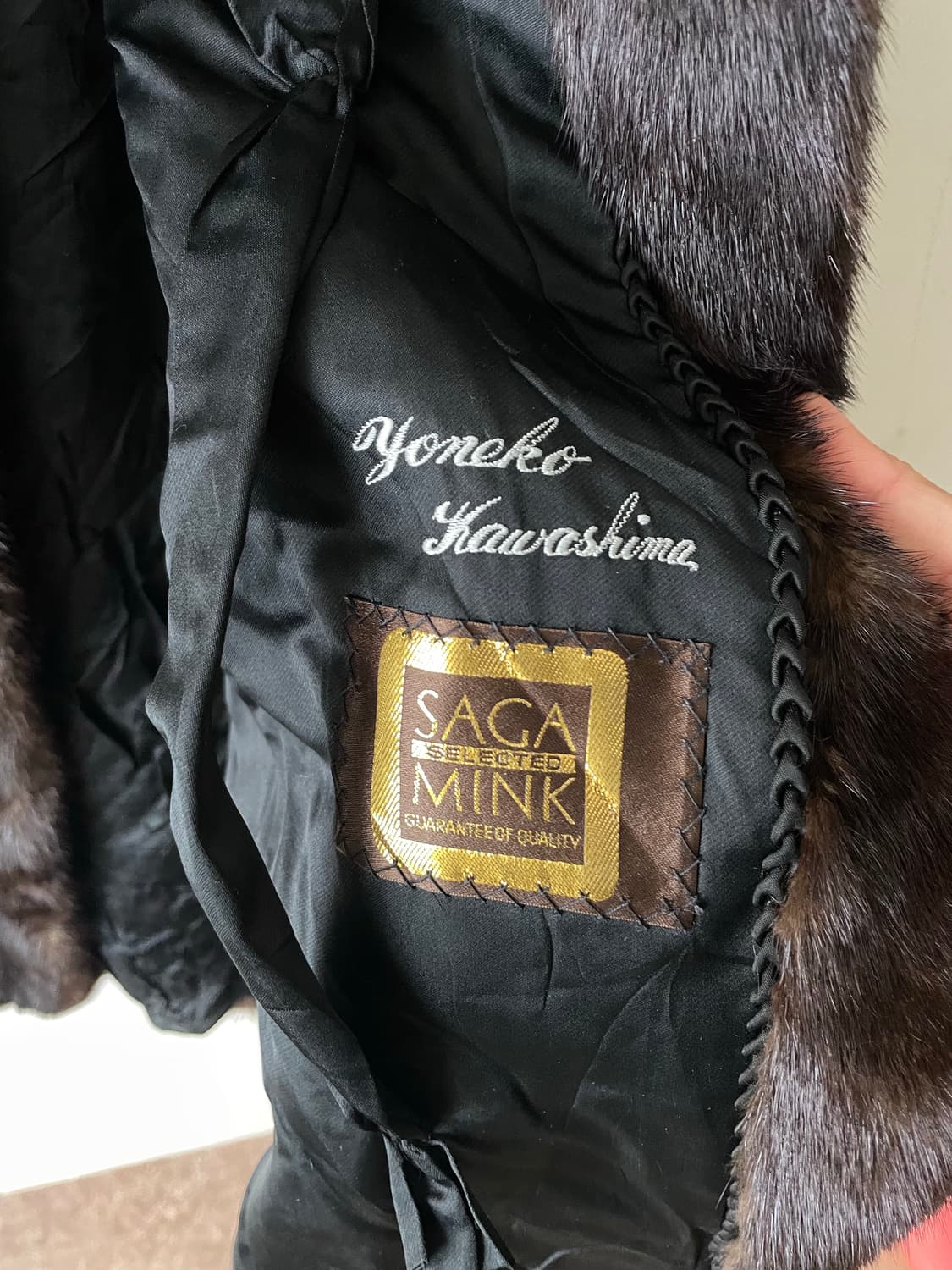 80-90's JPN Vintage Saga Mink Coat 상품이미지4
