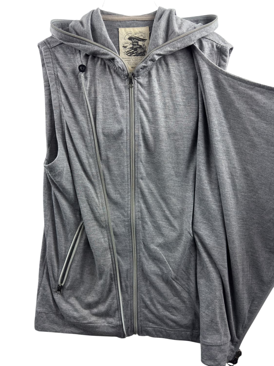 JPN Y2K 이중레이어드 베스트집업1312 상품이미지3