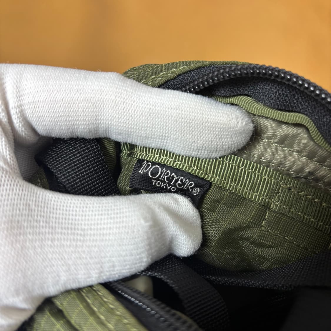 PORTER 포터 스몰백 크로스백 샤코슈 가방 카키 상품이미지8
