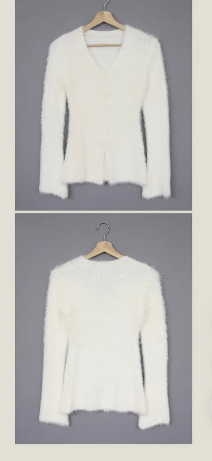 새상품)데일리마켓 dailymarket honey fur cardigan 상품이미지2