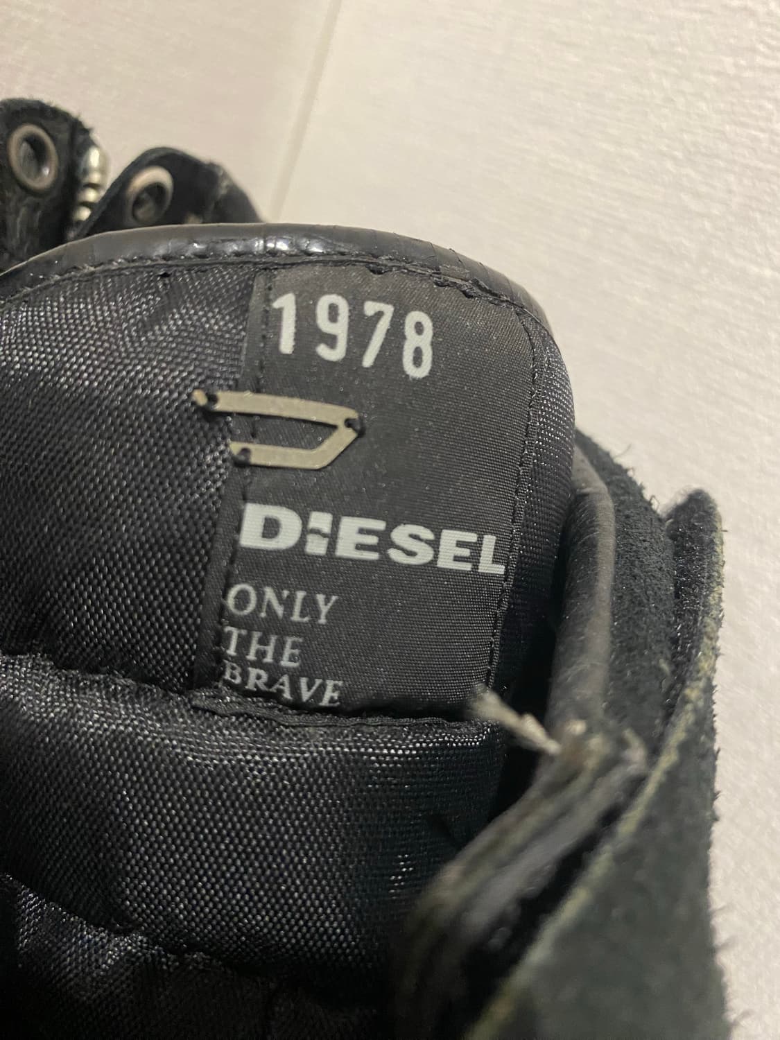 Diesel 디젤 레더 하이탑 스니커즈 운동화 270 상품이미지9