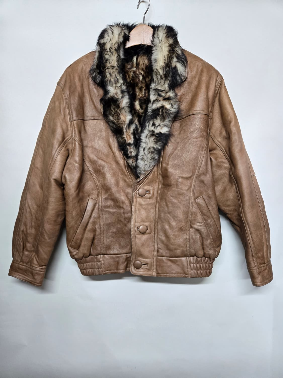 디노 갈루치 양가죽  무스탕 자켓 브라운 105  상품이미지1