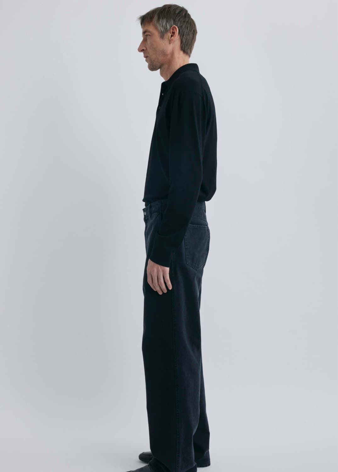 포터리 26년도 원워시 와이드데님 블루블랙컬러 1사이즈 상품이미지3