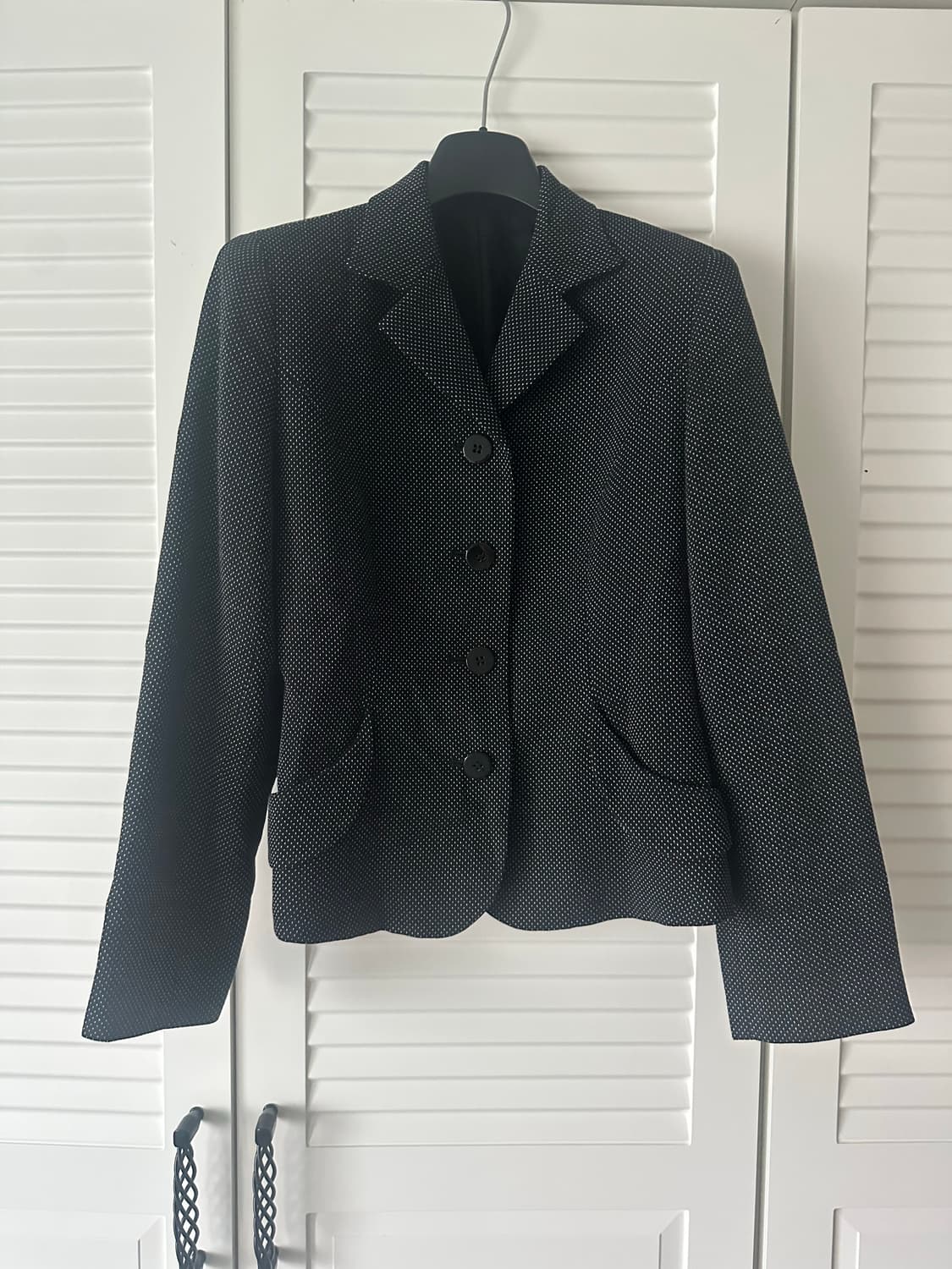 도트 블랙 자켓 상품이미지1