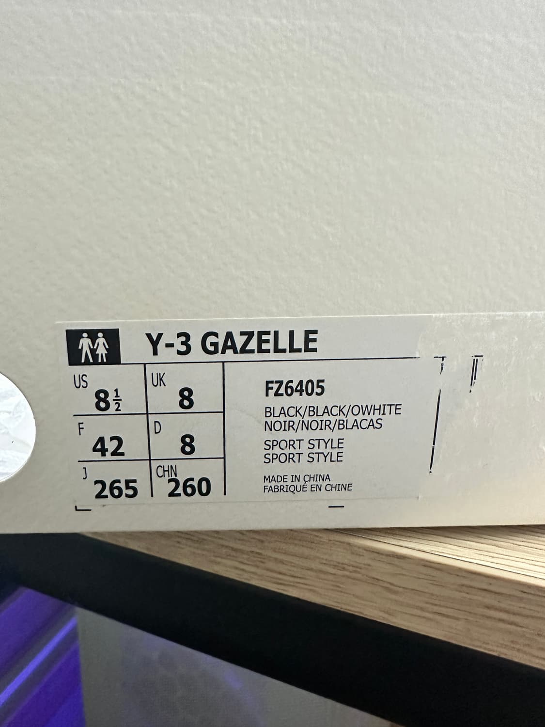 y-3 가젤 265 상품이미지6