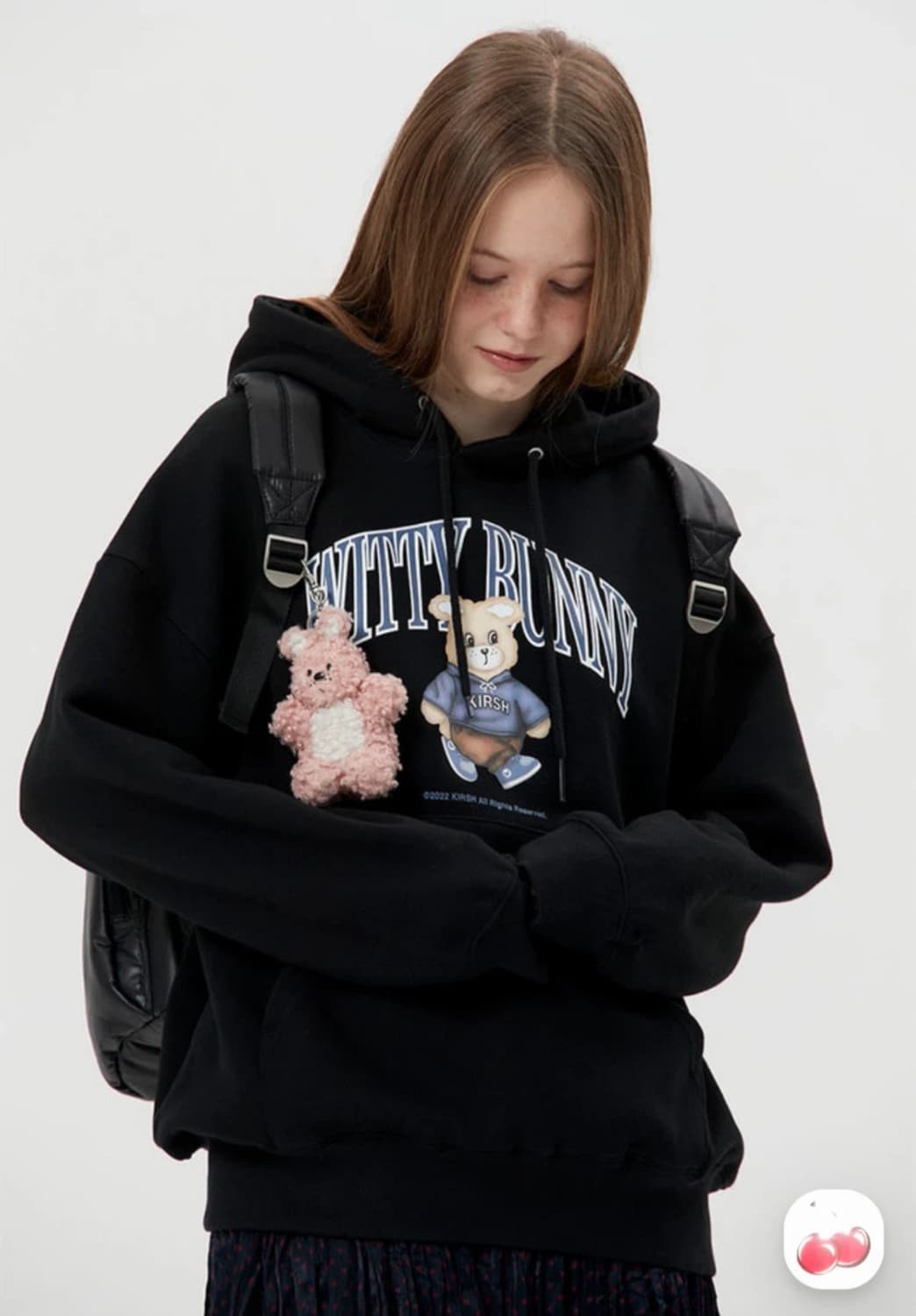 키르시 위티버니 후드티 블랙 상품이미지3