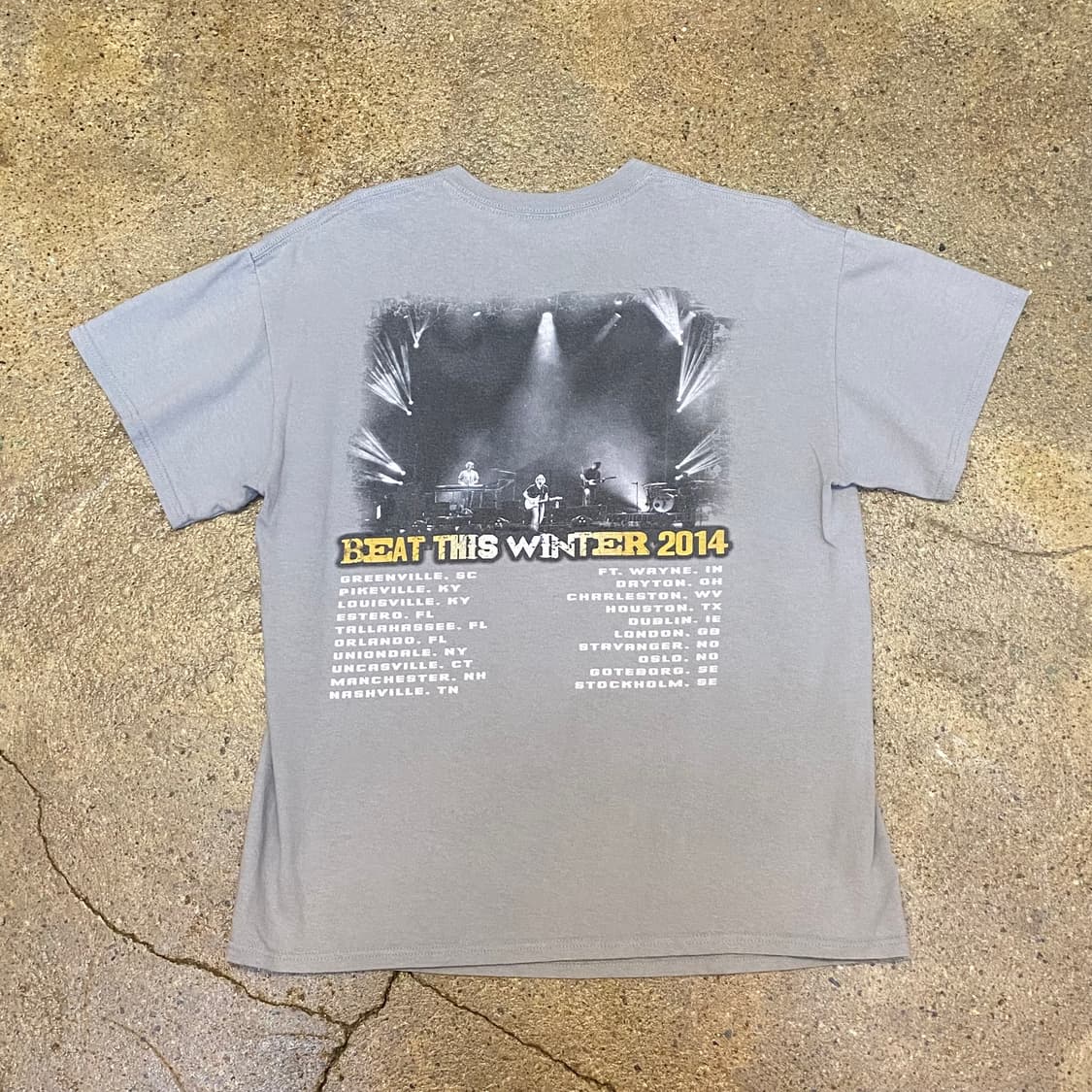 미국 빈티지 브래드 프레슬리 2014 투어티 락티셔츠 반팔티 상품이미지5