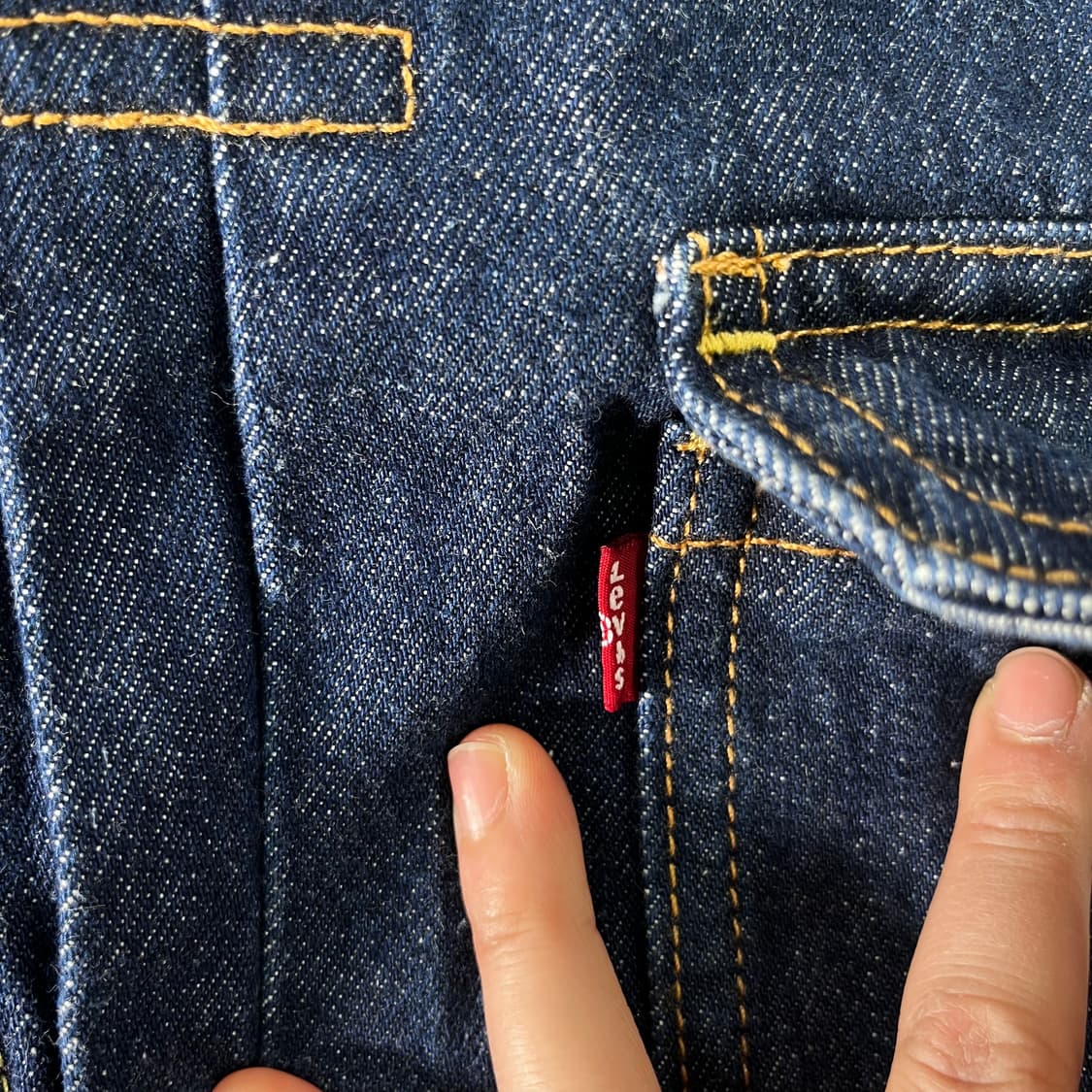 100 리바이스 타입투 타크 인디고 데님 청자켓 상품이미지4