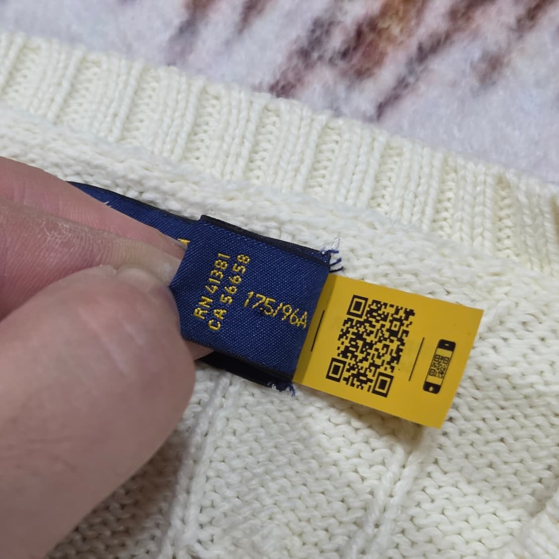 폴로 랄프로렌 아이보리 케이블 니트 상품이미지8