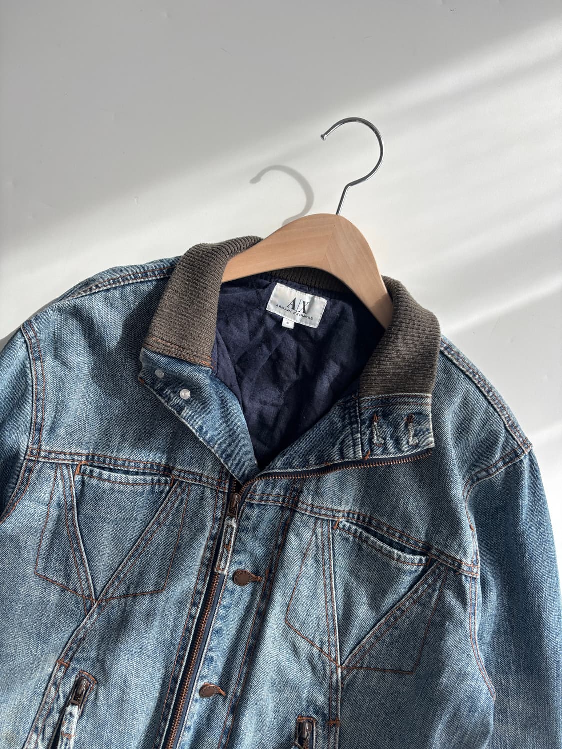 Armani Exchange 아르마니 익스체인지 데님 집업 자켓 상품이미지6