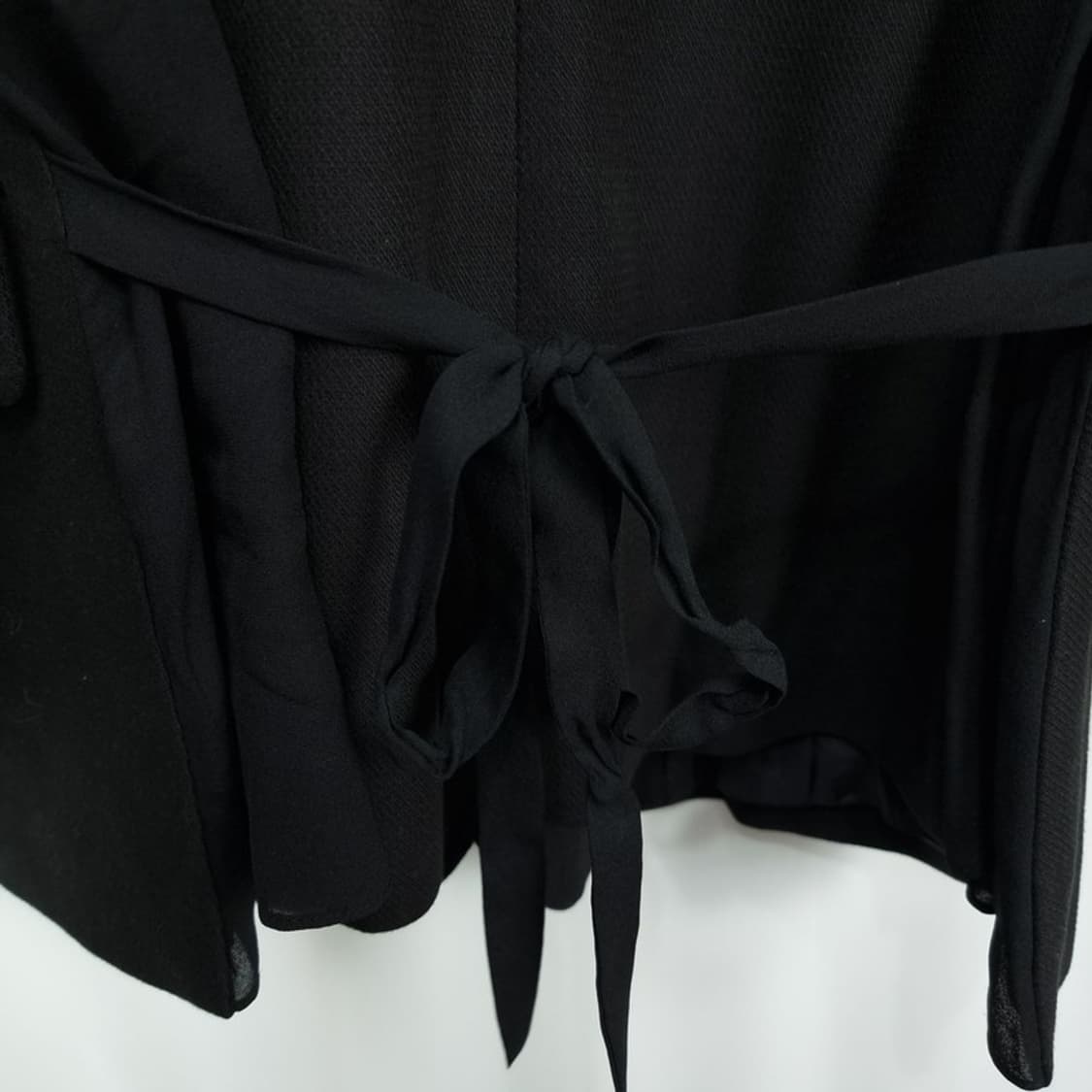 [오즈세컨] 노치드 라펠 더블 블레이저 블랙 M19049 상품이미지6