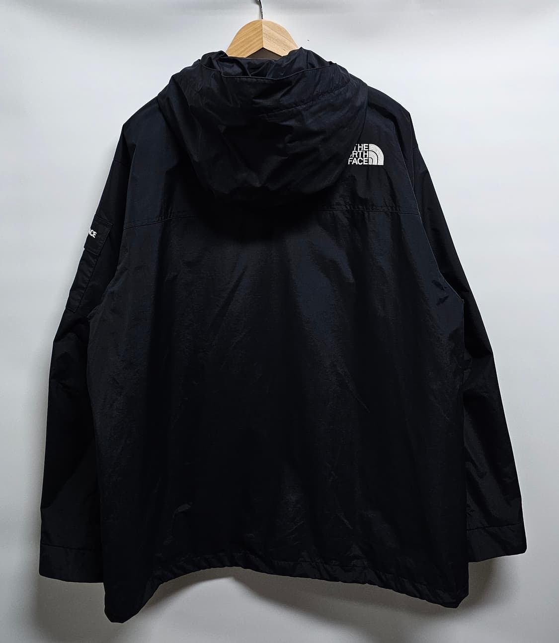 노스페이스 블랙 바람막이 후드 자켓 2XL 상품이미지2