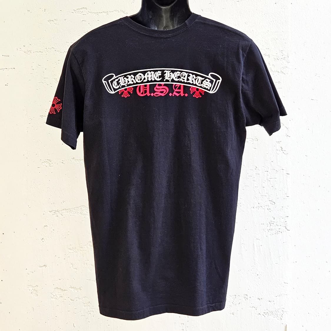 [L] 크롬하츠 USA 반팔 블랙 TNHBCKT0 상품이미지1