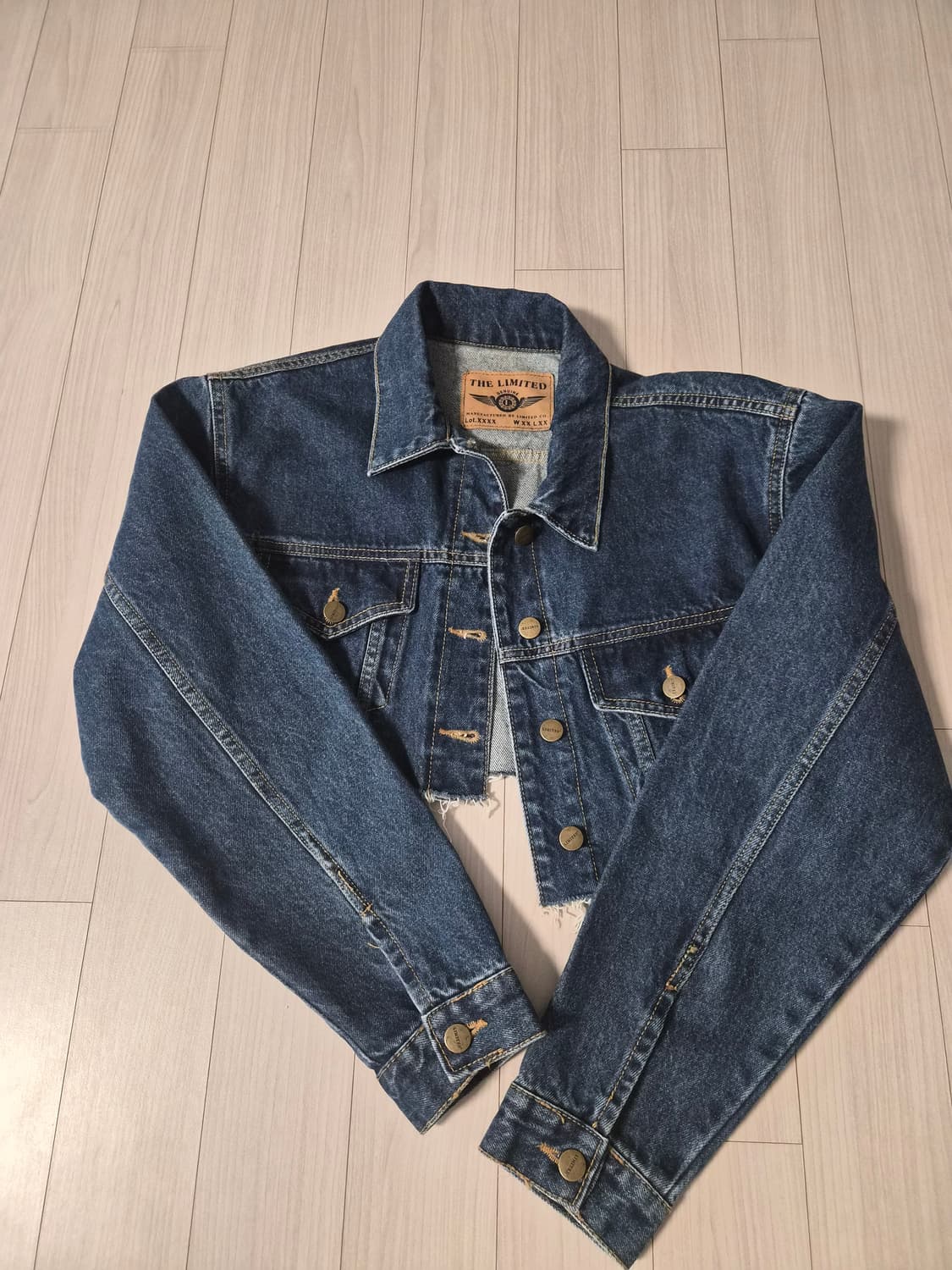 THE LIMITED 크롭 데님 자켓  상품이미지2