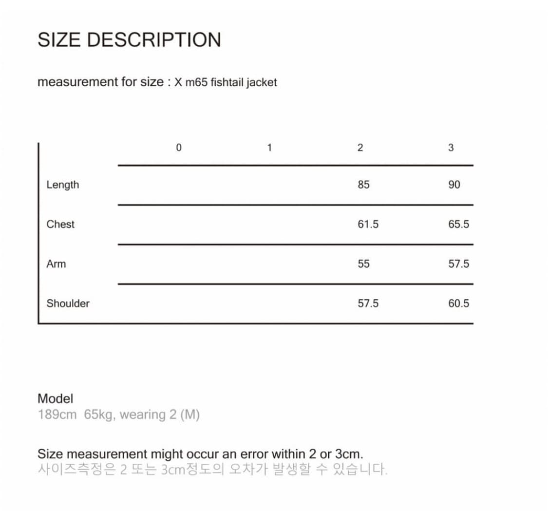 강정석 M65 Fishtail Jacket Black (3) 상품이미지3