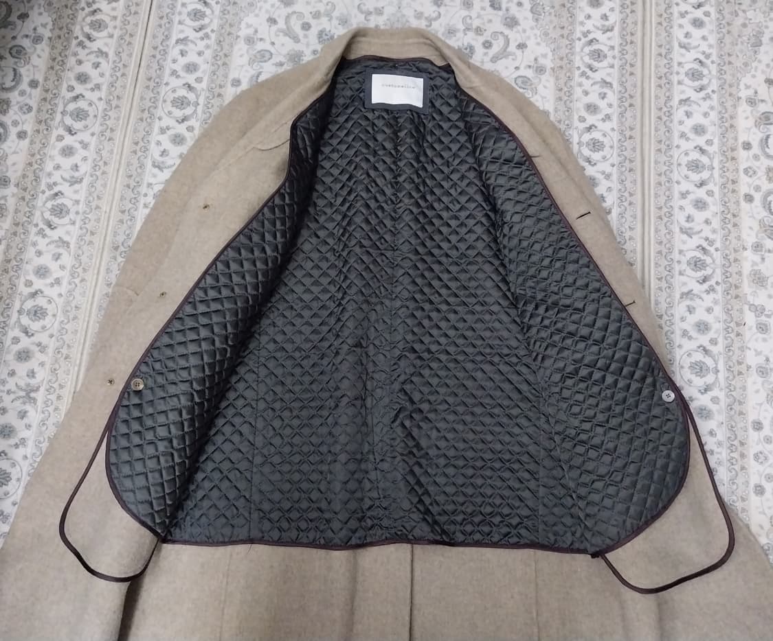 커스텀멜로우 캐시미어 혼방 코트 (안쪽 퀼팅처리,분리됨) 상품이미지2