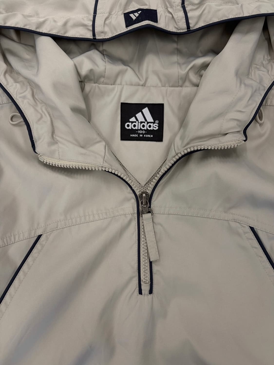 아디다스 올드스쿨 바람막이 아노락 그레이 (L)  상품이미지3