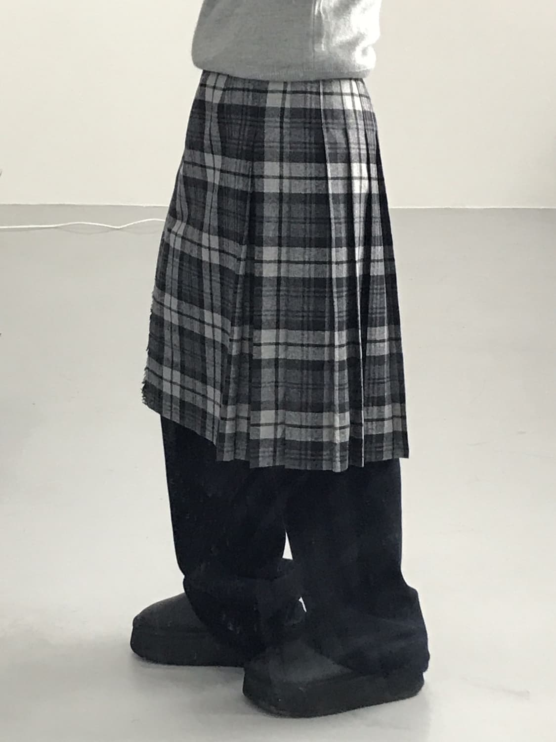 Oneil Of Dublin Checked Midi Lap Skirts 상품이미지2