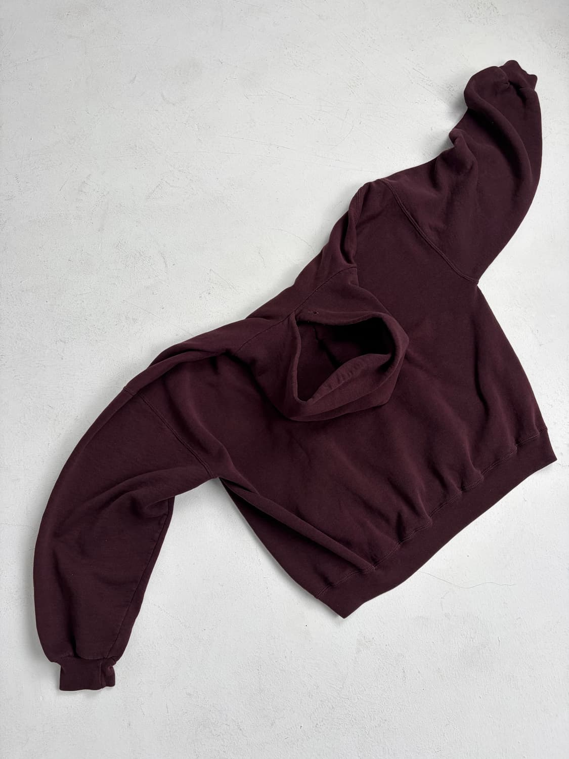 90s Russell Hoodie (burgundy) 상품이미지2