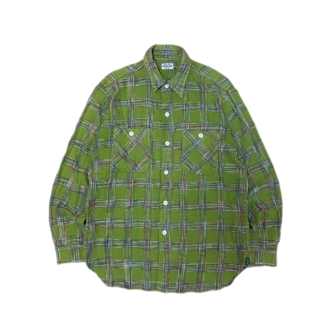 Sugar Cane 슈가케인 체크 린넨 셔츠  상품이미지1