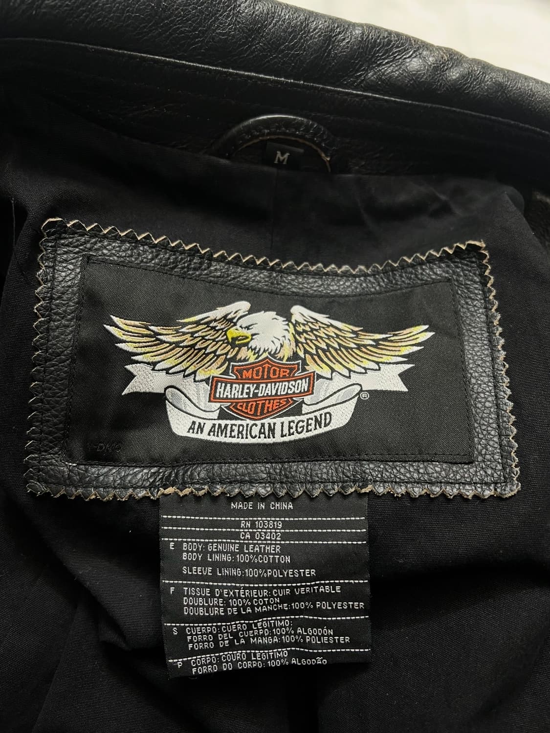 할리데이비슨 멀티포켓 라이더자켓 가죽자켓 상품이미지6