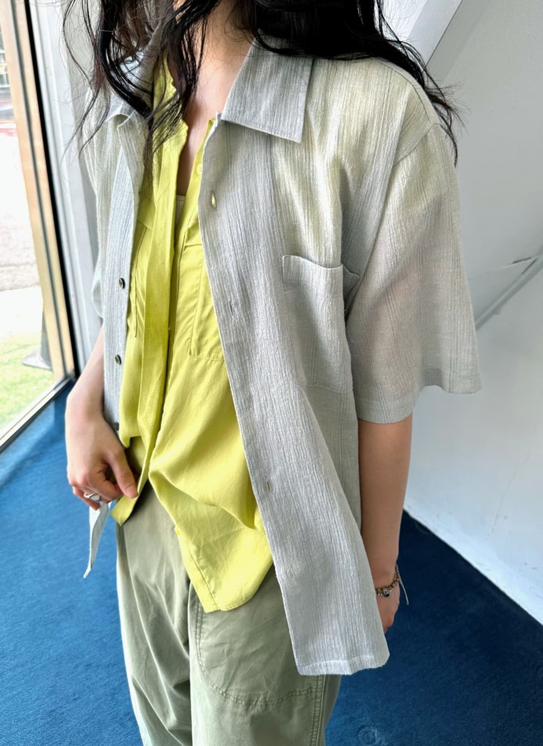 High gauge rayon sleeveless design TOP 상품이미지7